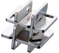 Huzzle Cast Hashtag, Metal Puzzle to Disassemble and Reassemble, Level 3 Stars