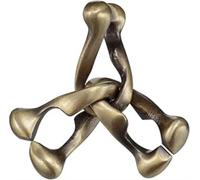 Hanayama - Brain Teasers - Huzzle - Cast Trinity Puzzle Game - Level 6