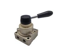 HV-02 03 04 HV-200B/D HV200-02 300-03 400-04 4 Way 3 Position Manual Valve Pneumatic Hand Operated Manual Operated Air Switch(HV-200B)