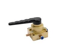 HV Series Manual Pneumatic Valve 3/4 Way Hand Operated Selector Switch for Industrial Automation Machinery Factory Equipment(HV-02)