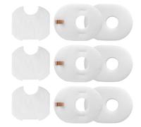 HV300 Felt Filters Kit Replacement for Shark Rocket rocket rocket Vacuum CS100, QS301, QS302, HV292, HV300, HV300W, HV301, HV302, HV303, HV305, HV308, HV310, UV450 Part XFFV300, 3 Post + 3 Foam