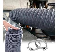 Hvac 2 4 6 8 10 12 14 16 18 20 24 X 10 20 30ft Insulated-flex Ducting Ventilation Duct Hose, Universal Ac Exhaust Tube for Factories/Cellars/Farms(Dia 11.8in,L 30ft)