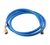 HVAC Charging Hose 14 to 516 SAE Thread, Rubber Hose with Brass Ends, 4 92Ft Length, Rated 800 PSI for Refrigeration Maintenance
