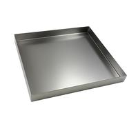 HVAC Condensate Drain Pan, 304 Stainless Steel Multi-Purpose Tray for AC Units, Washing Machines, Tool Storage, Auto Repair