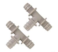 HVAC Condensate Splitter 15mm for Multi-Unit Drainage | Rust resistant plastic, sturdy build, water exposure safe, long-lasting performance, 2-pack value