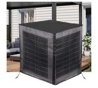 Hvac Cover for Outside Unit for All Seasons , Hvac Cover Withstand The Rain and Snow Protector Against Leaves, Weeds, Cottonwood and Debris