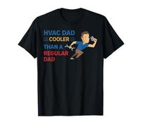 HVAC Dad Cooler Than A Regular Dad Fathers Day Design T-Shirt