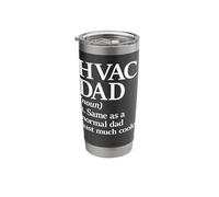 HVAC Dad Noun Same As A Normal Dad Just Much Cooler Stainless Steel Insulated Tumbler