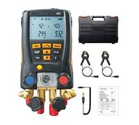 HVAC Digital Manifold Gauge Set for Refrigeration AC, Bluetooth Pressure Meter with Vacuum Function
