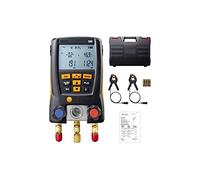 HVAC Gauges Digital Manifold Gauge Air-Conditioning Manifold Pressure Gauge for Refrigerant with 2pcs Clamp(Testo 550)
