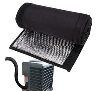 HVAC Insulation Wrap - 3-Layer Weatherproof Thermal Sleeve - 600D Oxford Copper Pipe Insulation 72x10in - for Outdoor Wire Pool Duct Home Attic Casement Draft
