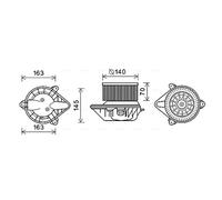AVA OL8624 Cooling Blower