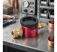 HVAC Nitrogen Purge Tool Connector 1/4" Brass Regulator for Refrigeration Brazing - 3 Position Flow Control