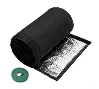 HVAC Pipe Insulation Cover 3 Layer 600D Oxford for AC Copper Pipes - Weatherproof Frost Protector Sleeve 72x10.2 Inch