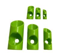 HVAC Pipe Insulation Cutter Set 6Pcs ABS Tools 15-53mm with Depth Markers for Industrial Applications ABS Foam Tube Cutting Tool Set