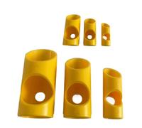HVAC Pipe Insulation Cutter Set 6Pcs ABS Tools 15-53mm with Depth Markers for Industrial Applications ABS Foam Tube Cutting Tool Set