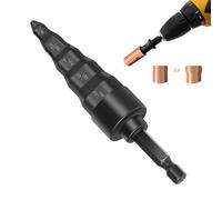 HVAC Repair Tool, Swage Tube Expander 5 in 1 Air Conditioner Copper Pipe Expander Swaging Drill Set Copper Tubing Tool with 1/4, 3/8, 1/2, 5/8, 3/4 Bits