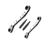 Hvac Service Wrench Tool, Air Conditioner Valve Ratchet Wrench Set
