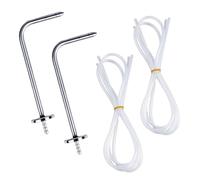 HVAC Static Pressure Probes Compatible with Fieldpiece Manometer AMIN2, ADMN2, SDMN5, Pitot Static Tube Suitable for Many Dual Port Pressure Gauges with 2 Soft Tubes 1M