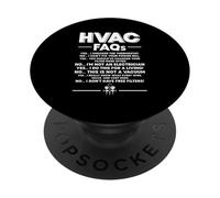 HVAC Tech FAQ AC Repairman HVAC Technician PopSockets Adhesive PopGrip