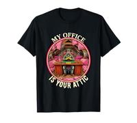 HVAC Tech My Office is Your Attic AC Installer Mechanic T-Shirt