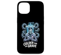 HVAC Technician Halloween Colder Than The Grave Case for iPhone 13