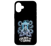 HVAC Technician Halloween Colder Than The Grave Case for iPhone 16 Plus