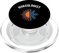 HVAC Technician Hvacologist Men Women Mechanical Engineers PopSockets PopGrip for MagSafe