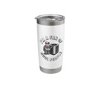 HVAC Technician Pun AC Repair Techs Stainless Steel Insulated Tumbler