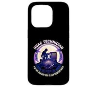 HVAC Technician Reason You Sleep Comfortably AC Worker Case for iPhone 15 Pro