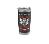 HVAC Technician Tech Beard Tattoo Vintage The Best HVAC Stainless Steel Insulated Tumbler
