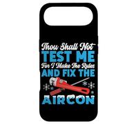 HVAC Technician Tech Thou Shall Not Test Me For I Make The Case for iPhone Air