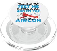 HVAC Technician Tech Thou Shall Not Test Me For I Make The PopSockets PopGrip for MagSafe