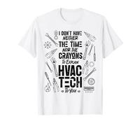 HVAC Technician Tech Vintage I Don't Have Neither The Time T-Shirt