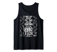 HVAC Technician Tech Vintage I Don't Have Neither The Time Tank Top