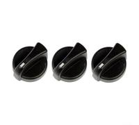 HVAC Temperature Knob For Peterbilt Truck 1987-2010, 3 Pack Climate Control Knobs 121-0001-000, Direct Fit ABS Heater Control Switch Replacement