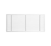 HVAC Vent Cover & Diffuser - 45x45cm White ABS Plastic Air Return Grille for Floor Ceiling & Sidewall - Durable Steel Register Cover for Efficient Airflow