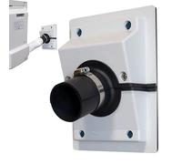 HVAC Wall Feed-Through Cover - Outdoor Air Conditioning Trim Set, Hose Kit Full Protection Equipment Electric Home Family Indoor Floor