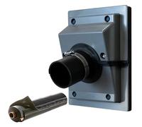 HVAC Wall Penetration & Line-Set Cover Kit,Wall Penetration Cover with Rubber insulation pipe sleeve,Split AC Line-Set Wall Cover Kit for Outdoor Air Conditioner,Gray,white(Gray,1.8inch/4.5cm)