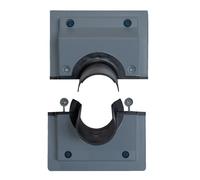 HVAC Wall Penetration, Weatherproof with Paintable Finish, 1 Set, Mini Split Line Set Cover Kit, HVAC Ducting Vent Hood, Easy to Install, for Air Conditioner