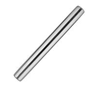 Hvanam Stainless Steel Rolling Pin Professional French Metal Dough Roller 15.75" Kitchen Baking Tools Supplies For Pizza,Pasta,Cake,Pastry,Ravioli,Fondant,Cookies
