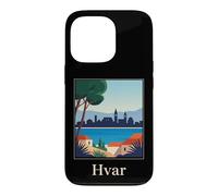 Hvar Croatia Adriatic Island Coastal Design Case for iPhone 13 Pro