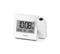 Hvar Projector Alarm Clock, Radio, Wall Or Ceiling Projection, White