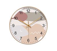 HVBIHRJIP Light Luxury Nordic Style Living Room Office Home Silent Clock for Wall (Size : 10inch)