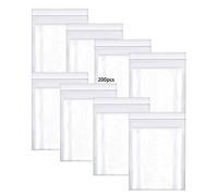 HVDHYY Small Plastic Bags Grip Seal Bags Ziplock Bags 70mmX100mm 160µ 200pcs Clear Plastic Bags Small Bags Small Resealable Clear Plastic Bags Baggies Packaging for Jewellery Beads Seeds, 7x10cm