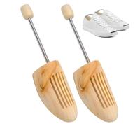 HVIHWI 1 Pair Wooden Shoe Trees, Solid Beechwood Shoe Shaper to Maintain Shape, Extend Shoe Life for Men and Women, Shoe Stretcher for Leather, Suede, Sneakers and Daily Shoe Care