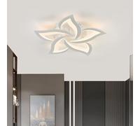 Hviww Led Ceiling Light Dimmable, Light Fittings Ceilings Petal Design, Chandelier with Remote Control for Living Room Bedroom Kitchen Dining Room