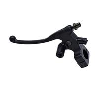 Hviyroi Brake and Clutch levers Universal 1" 24.5mm Motorcycle Brake Clutch for Master Cylinder Reservoir levers for Harley(Black-Left)