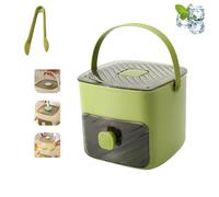 Hvjwfu Portable Ice Maker Machine - Countertop 48 Grid Fast Freezer with Ice Bin, Storage Box & Lid - Compact-G