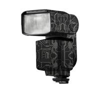 HVL-F60RM2 II Anti-Scratch Camera Flash Sticker Coat Wraps Vinyl Film for Sony HVL-F60RM2 II Protective Coat Decal Skin(Circuit Titanium)